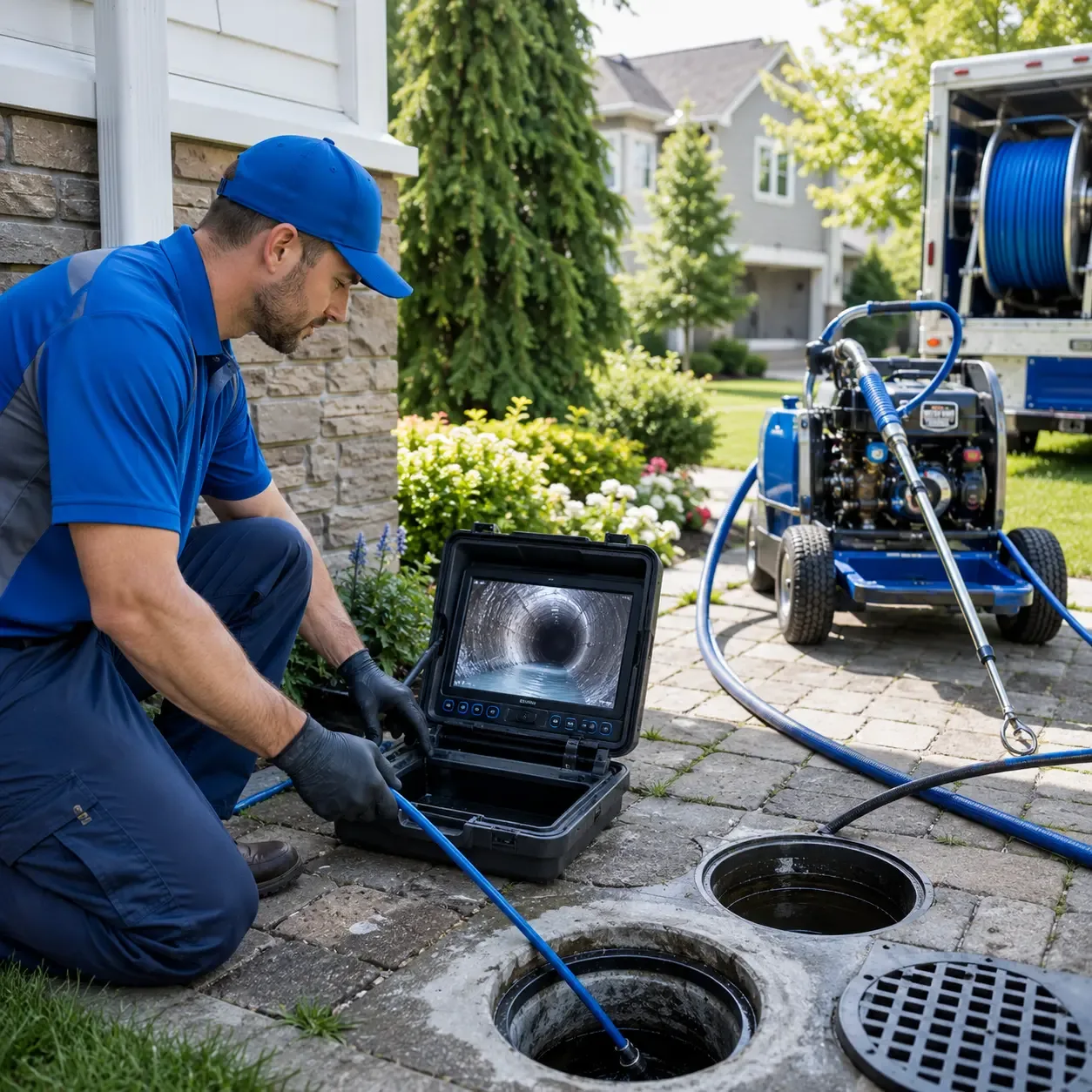 Outdoor drain cleaning professionals serving Sauk City, WI